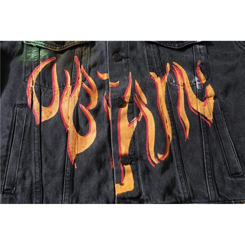 Campera Denim Graffiti con Flow – Estilo Street