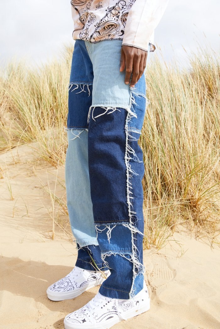 Jeans Patch Urbanos – Estilo Relajado y en Tendencia