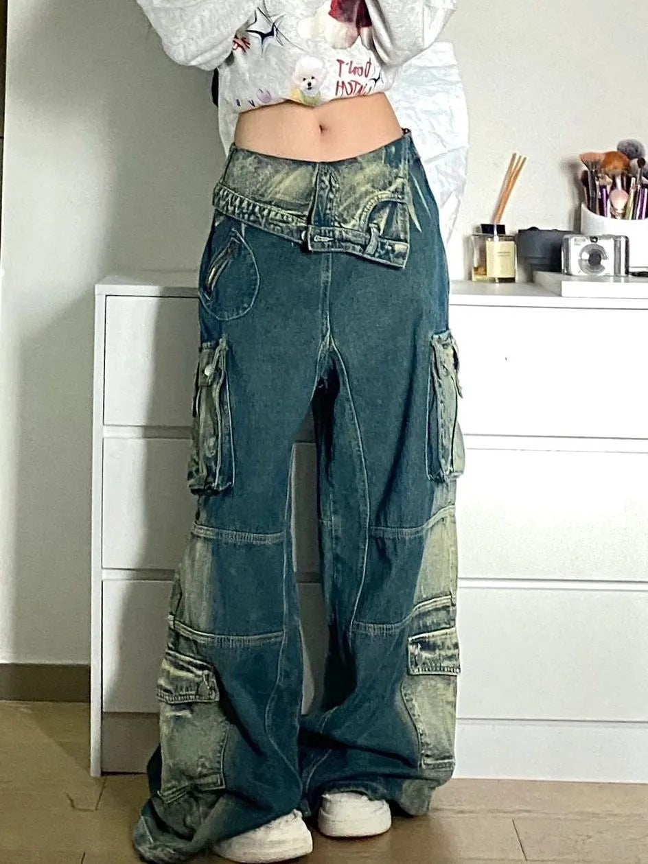 Jeans Cargo Retro Épicos – Talle para Todas