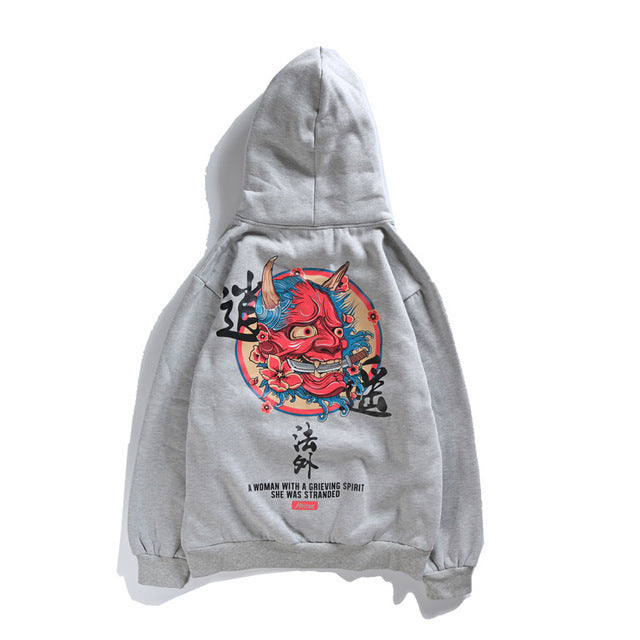 Hoodie Street Asiático – Estilo Loose Unisex
