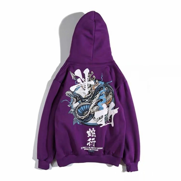 Hoodie Street Asiático – Estilo Loose Unisex